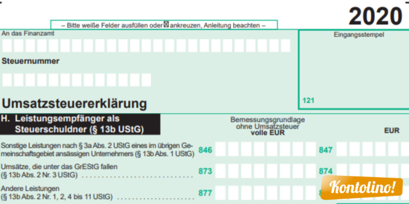 Umsatzsteuerschuld in Deutschland
