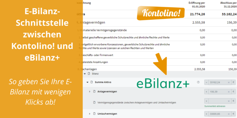 Abgabe Ihrer E-Bilanz-Daten mit eBilanz-Online