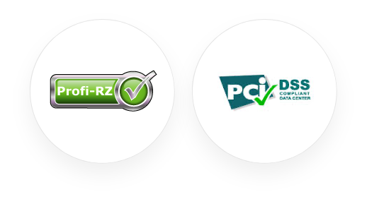 Kontolino Rechenzentren sind zertifiziert , PCI DSS compliant Data Center Logo